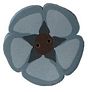 Large Williams Blue Flower